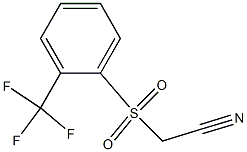 2-(2-(trifluoromethyl)phenylsulfonyl)acetonitrile