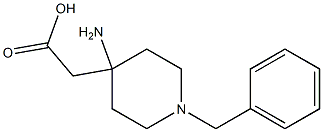  2-(4-amino-1-benzylpiperidin-4-yl)acetic acid