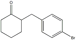 2-(4-bromobenzyl)cyclohexanone Structure