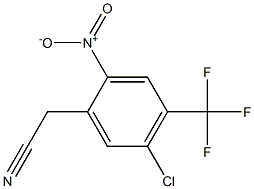 2-(5-chloro-4-(trifluoromethyl)-2-nitrophenyl)acetonitrile