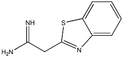 2-(benzo[d]thiazol-2-yl)acetamidine Structure