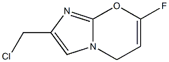 2-(chloromethyl)-7-fluoroH-imidazo[1,2-a]pyridine 结构式