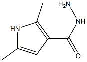 2,5-dimethyl-1H-pyrrole-3-carbohydrazide Structure