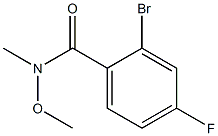 2-bromo-4-fluoro-N-methoxy-N-methylbenzamide