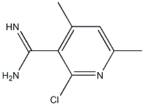2-chloro-4,6-dimethylpyridine-3-carboxamidine Structure