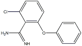 2-chloro-6-phenoxybenzamidine Structure