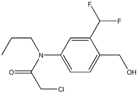  2-chloro-N-(3-(difluoromethyl)-4-(hydroxymethyl)phenyl)-N-propylacetamide