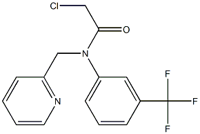 2-chloro-N-(3-(trifluoromethyl)phenyl)-N-((pyridin-2-yl)methyl)acetamide|