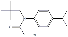 2-chloro-N-(4-isopropylphenyl)-N-neopentylacetamide,,结构式