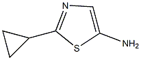 2-cyclopropylthiazol-5-amine,,结构式