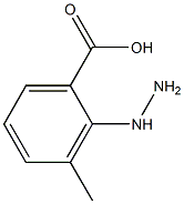 2-hydrazinyl-3-methylbenzoic acid 结构式