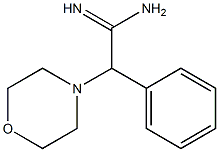 2-morpholino-2-phenylacetamidine Structure