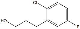 3-(2-chloro-5-fluorophenyl)propan-1-ol Structure