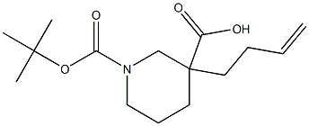  3-(but-3-enyl)-1-(tert-butoxycarbonyl)piperidine-3-carboxylic acid