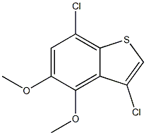 3,7-dichloro-4,5-dimethoxybenzo[b]thiophene Structure
