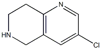 3-chloro-5,6,7,8-tetrahydro-[1,6]naphthyridine,,结构式