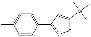 3-p-tolyl-5-(trimethylsilyl)isoxazole 结构式