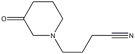 4-(3-oxopiperidin-1-yl)butanenitrile,,结构式