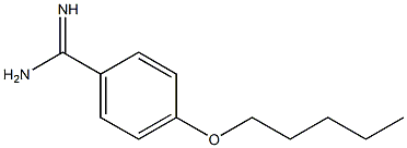 4-(pentyloxy)benzamidine Struktur