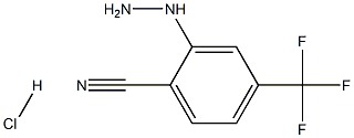 4-(trifluoromethyl)-2-hydrazinylbenzonitrile hydrochloride