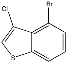 4-bromo-3-chlorobenzo[b]thiophene,,结构式