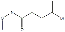 4-bromo-N-methoxy-N-methylpent-4-enamide Structure