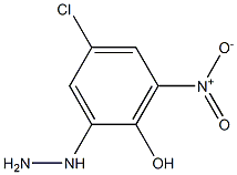 4-chloro-2-hydrazinyl-6-nitrophenol Structure