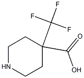 4-Trifluoromethyl-piperidine-4-carboxylic acid Struktur