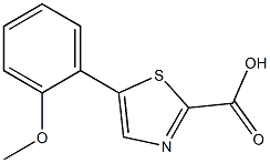 5-(2-methoxyphenyl)thiazole-2-carboxylic acid Structure