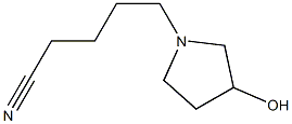 5-(3-hydroxypyrrolidin-1-yl)pentanenitrile 化学構造式