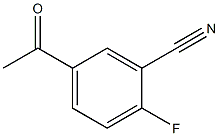 5-ACETYL-2-FLUORO-BENZONITRILE 结构式