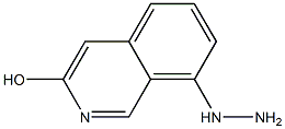 8-hydrazino-isoquinolin-3-ol 结构式