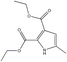 diethyl 5-methyl-1H-pyrrole-2,3-dicarboxylate 结构式
