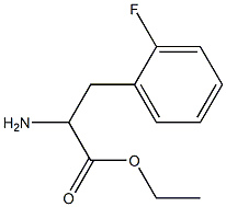 ethyl 2-amino-3-(2-fluorophenyl)propanoate Structure