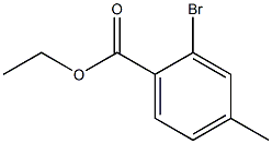 ethyl 2-bromo-4-methylbenzoate,,结构式