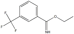 ethyl 3-(trifluoromethyl)benzoimidate 化学構造式