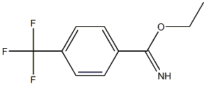 ethyl 4-(trifluoromethyl)benzoimidate Structure