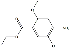 ethyl 4-amino-2,5-dimethoxybenzoate 结构式