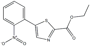 ethyl 5-(2-nitrophenyl)thiazole-2-carboxylate Struktur