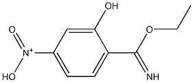 N-(4-(ethoxy(imino)methyl)-3-hydroxyphenyl)-N-oxohydroxylammonium,,结构式