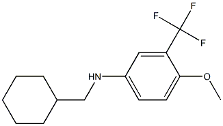 N-(cyclohexylmethyl)-3-(trifluoromethyl)-4-methoxybenzenamine Struktur