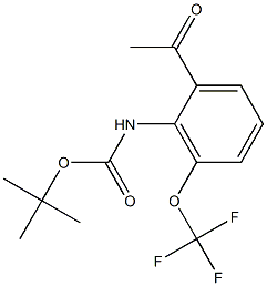 tert-butyl 2-acetyl-6-(trifluoromethoxy)phenylcarbamate|