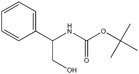 tert-butyl-2-hydroxy-1-phenylethylcarbamate Structure