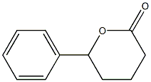 tetrahydro-6-phenylpyran-2-one Struktur