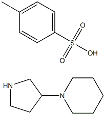1-(pyrrolidin-3-yl)piperidine 4-methylbenzenesulfonate,,结构式
