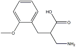 3-amino-2-(2-methoxybenzyl)propanoic acid Struktur