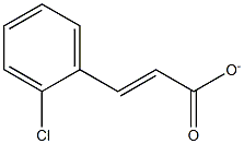 3-(2-Chlorophenyl)Acrylate 结构式
