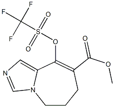 (Z)-methyl 9-(trifluoromethylsulfonyloxy)-6,7-dihydro-5H-imidazo[1,5-a]azepine-8-carboxylate|