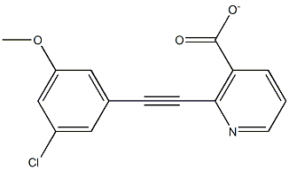 2-(2-(3-chloro-5-methoxyphenyl)ethynyl)nicotinate|