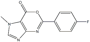 5-(4-fluorophenyl)-1-methylimidazo[4,5-d][1,3]oxazin-7(1H)-one Structure